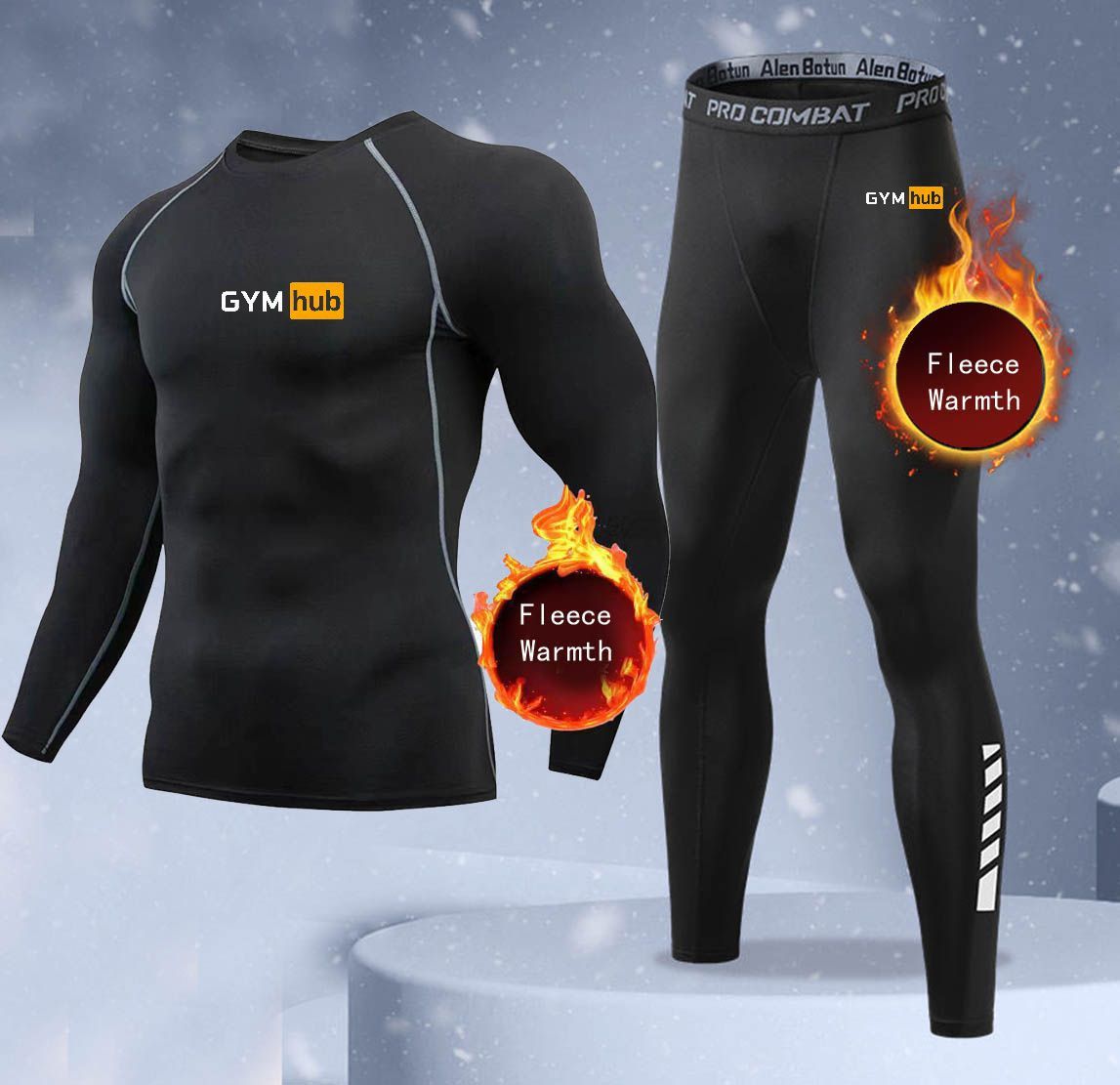 Thermal Long John - Новый зимний комплект мужского термобелья из