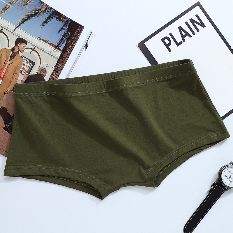 Boxer Brief Pack Cotton - Мужское нижнее белье-боксеры Cueca, мужские трусы,