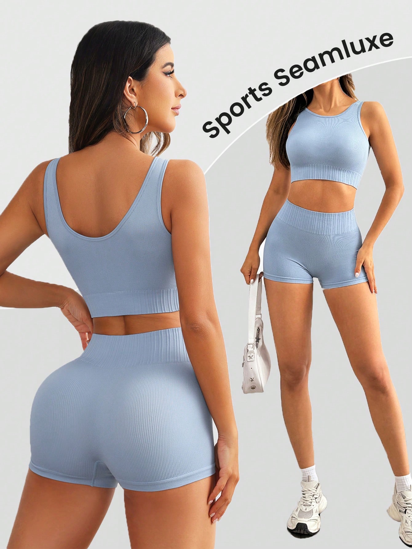 Женский бесшовный комплект для – обзор и цена Tank Top Ribbed